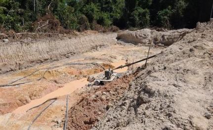 MPF apura danos ambientais em garimpo ilegal no interior do estado