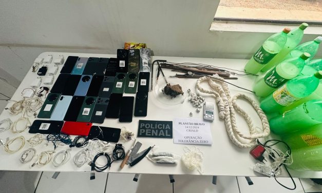 Três mulheres são presas por tráfico e 27 celulares são apreendidos na cadeia de VG