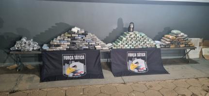 PM apreende 150 kg de droga avaliadas em R$ 3 milhões