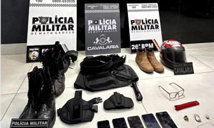 Ação Policial – Sete membros de facção são presos após assalto a joalheria no interior de MT.