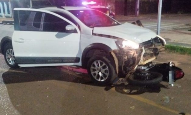 A Tragédia na Estrada – Adolescente de 16 anos morre em complicações entre moto e Saveiro.