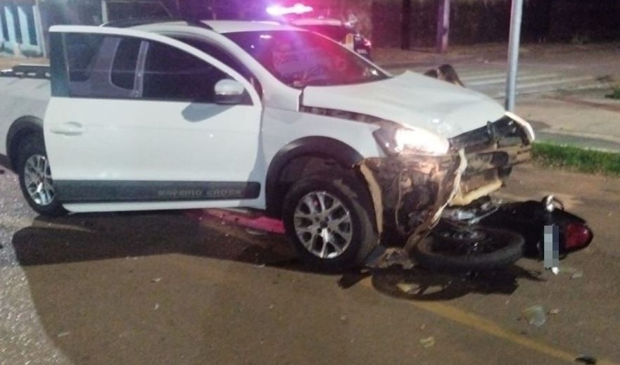 A Tragédia na Estrada – Adolescente de 16 anos morre em complicações entre moto e Saveiro.