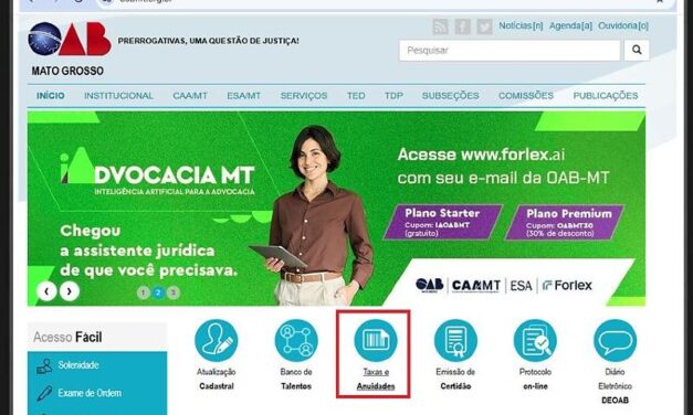 OAB-MT lança anuidade com valores congelados e descontos especiais.