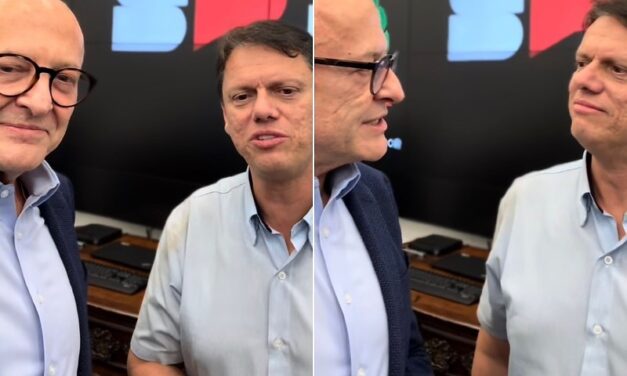 Em encontro com Pivetta, Tarcísio exalta gestão de Mato Grosso: “Um Estado muito bem administrado, uma potência”