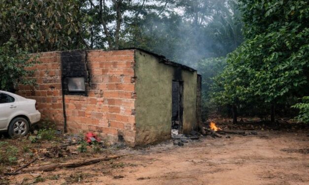 Polícia prende homem que incendiou casa após briga com esposa