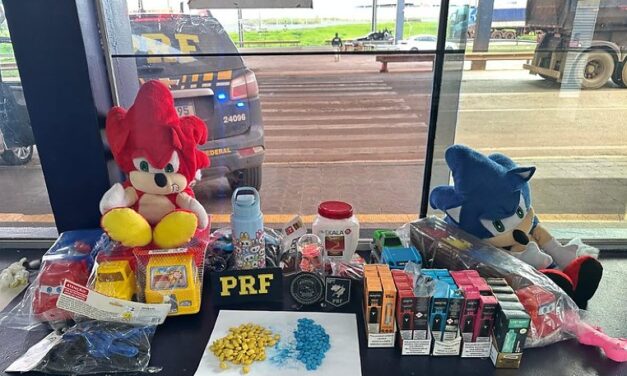 Menor é apreendido com ecstasy escondido em ursinhos de pelúcia