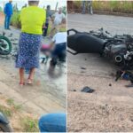 Acidente entre moto e caminhão mata menina de 3 anos em Cuiabá