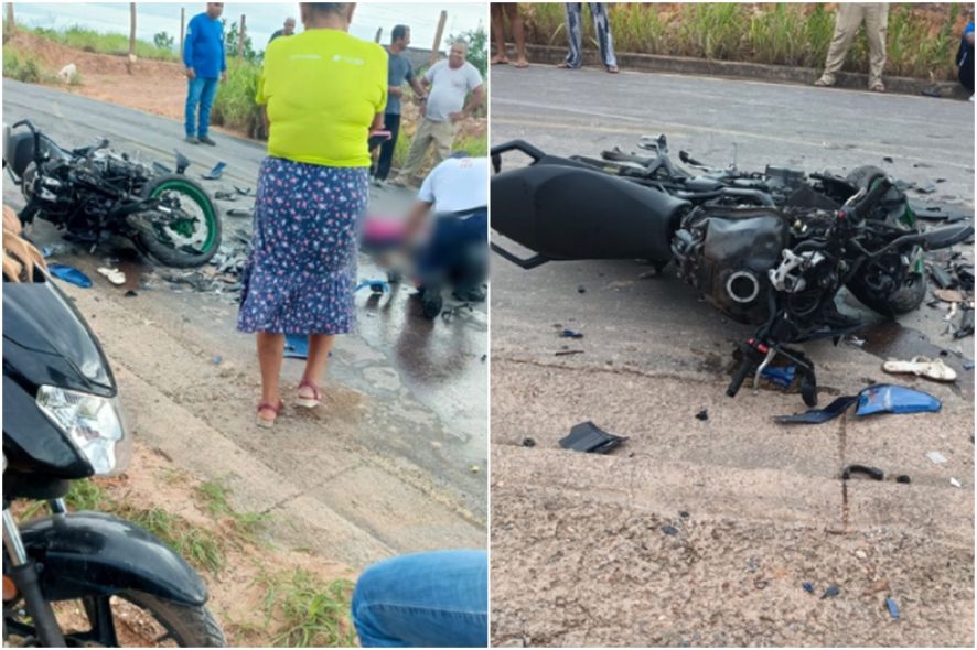 Acidente entre moto e caminhão mata menina de 3 anos em Cuiabá