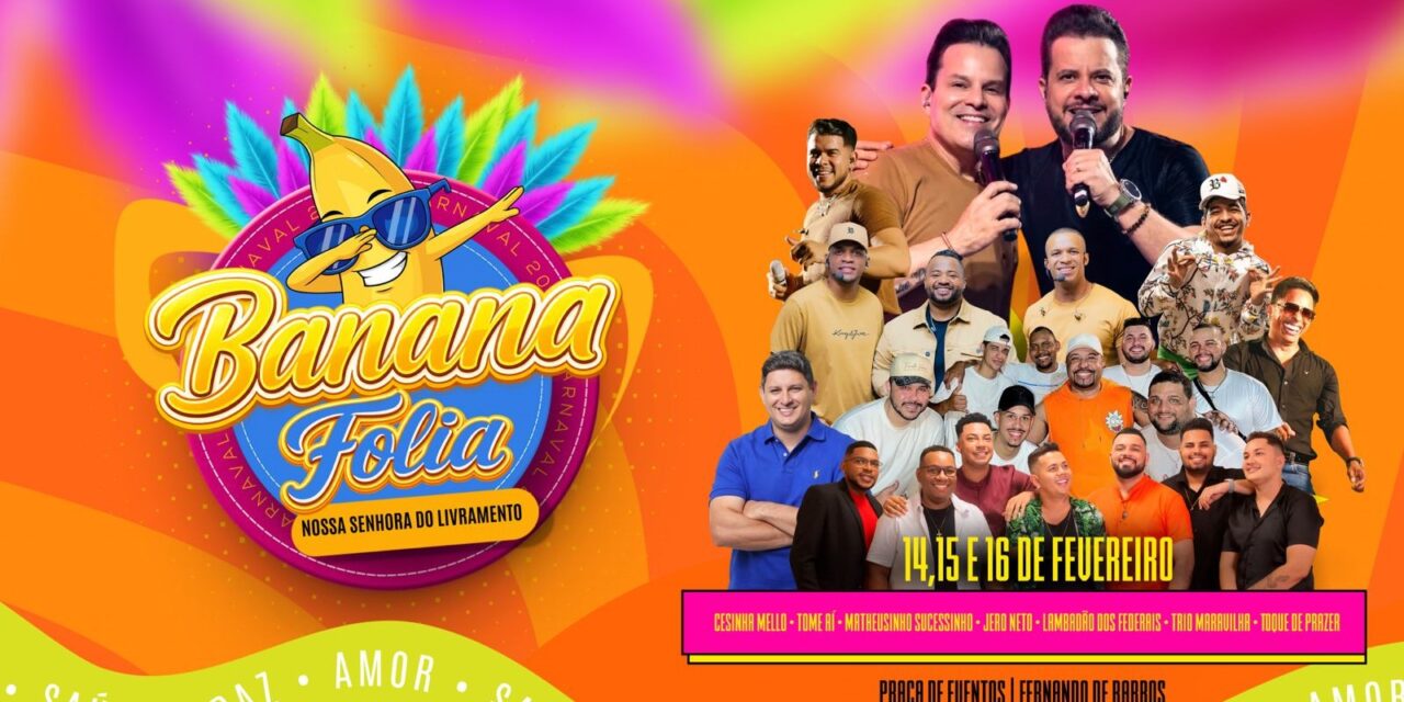 Carnaval em Nossa Senhora do Livramento 2026.