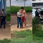 Câmera flagra homem esfaqueando companheira em Cuiabá