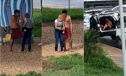 Câmera flagra homem esfaqueando companheira em Cuiabá