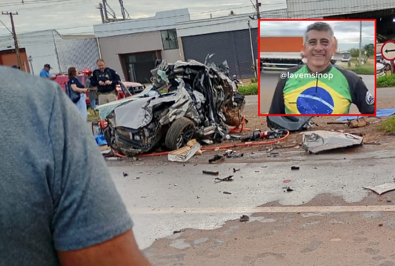 Nasceu de novo – Homem escapa ileso após ficar preso às ferragens em acidente em Sinop.