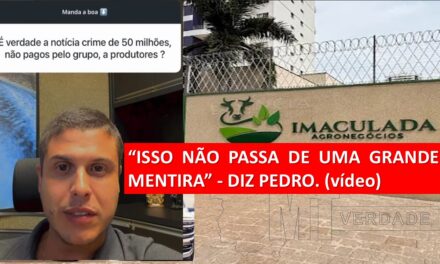 🚨 R$ 50 MILHÕES NO AGRO: NOTÍCIA-CRIME DE UM LADO, “GRANDE MENTIRA” DO OUTRO