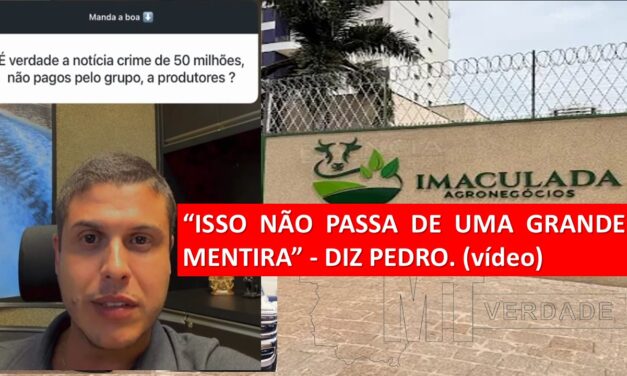 🚨 R$ 50 MILHÕES NO AGRO: NOTÍCIA-CRIME DE UM LADO, “GRANDE MENTIRA” DO OUTRO