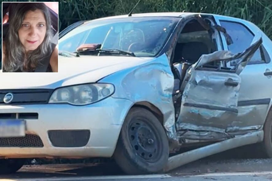 Mulher morre em acidente entre carro e caminhão em rodovia de MT