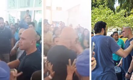 Corte de insalubridade gera protesto e vaias ao prefeito Abilio Brunini