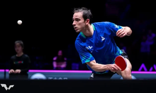 Hugo Calderano perde de algoz olímpico e cai em torneio na China