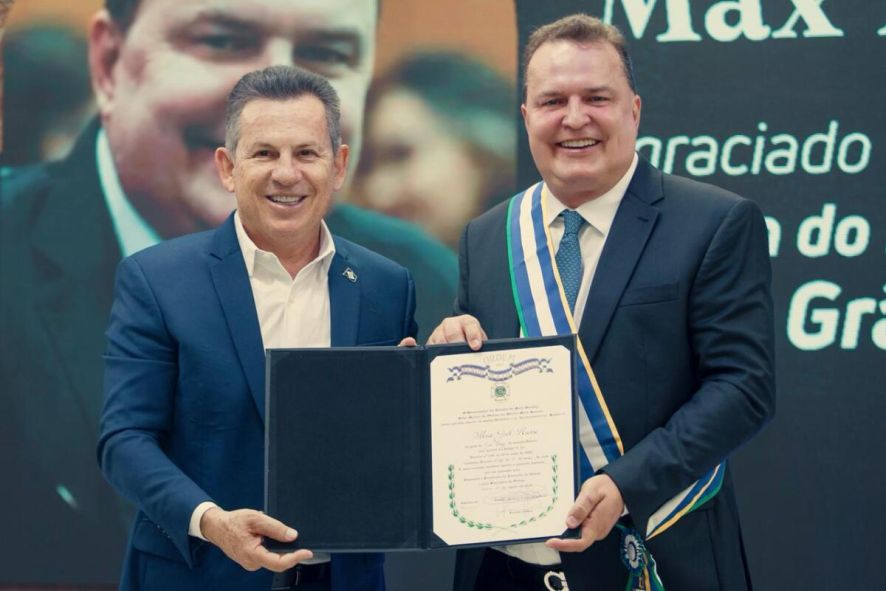 Max Russi, recebe Medalha Grã-Cruz, a mais alta honraria de Mato Grosso