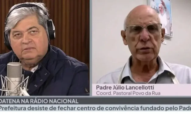 “Quem governa SP é o mercado imobiliário”, diz padre Júlio a Datena