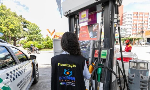 Procon notifica 151 postos de combustíveis em Cuiabá para explicar aumento de preços