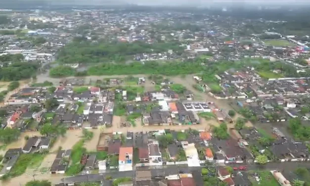 Temporal deixa 116 pessoas desabrigadas em Peruíbe
