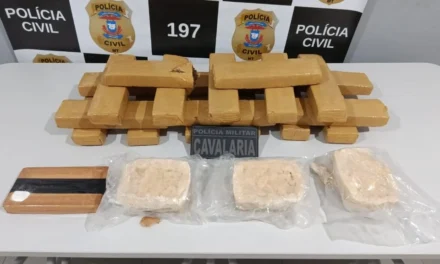 PM asfixia tráfico e apreende 23 kg de drogas em estacionamento de escola em Matupá