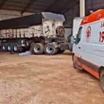 Trabalhador é esmagado por carreta durante manutenção e morre na hora