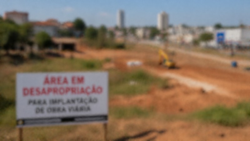 Estado autoriza desapropriação de área para obra viária em Cuiabá