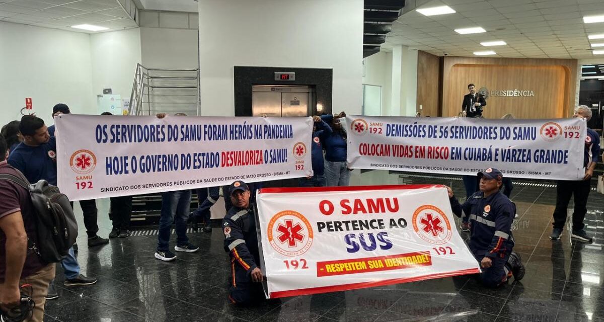 Só 5 das 12 unidades do Samu estão funcionando em Cuiabá e VG