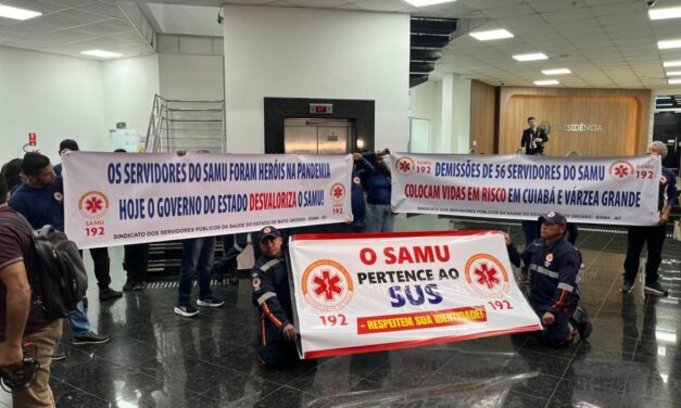 Só 5 das 12 unidades do Samu estão funcionando em Cuiabá e VG