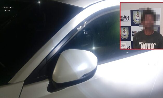 Em surto, homem apedreja carro de PM e outros veículos na Avenida do CPA