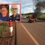 Óleo na pista causa acidente entre motos e empresários morrem em MT.