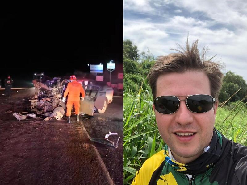 Engenheiro agrônomo morre em batida entre caminhonete e carreta em Sapezal