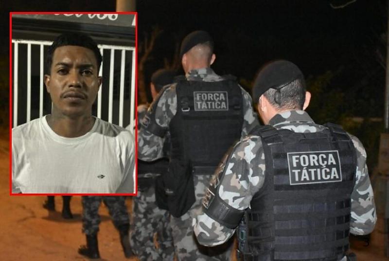Bandido reage à abordagem, aponta arma para policiais da Força Tática e é morto em Campo Verde