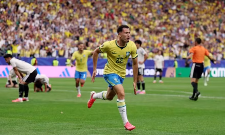 A Seleção Brasileira venceu o Japão por 2 a 1