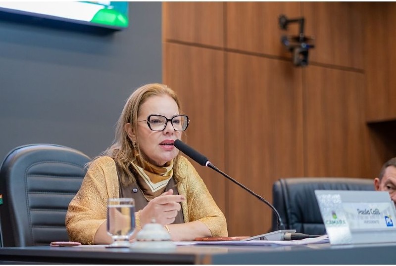Paula Calil anuncia concurso público para a Câmara de Cuiabá em 2026