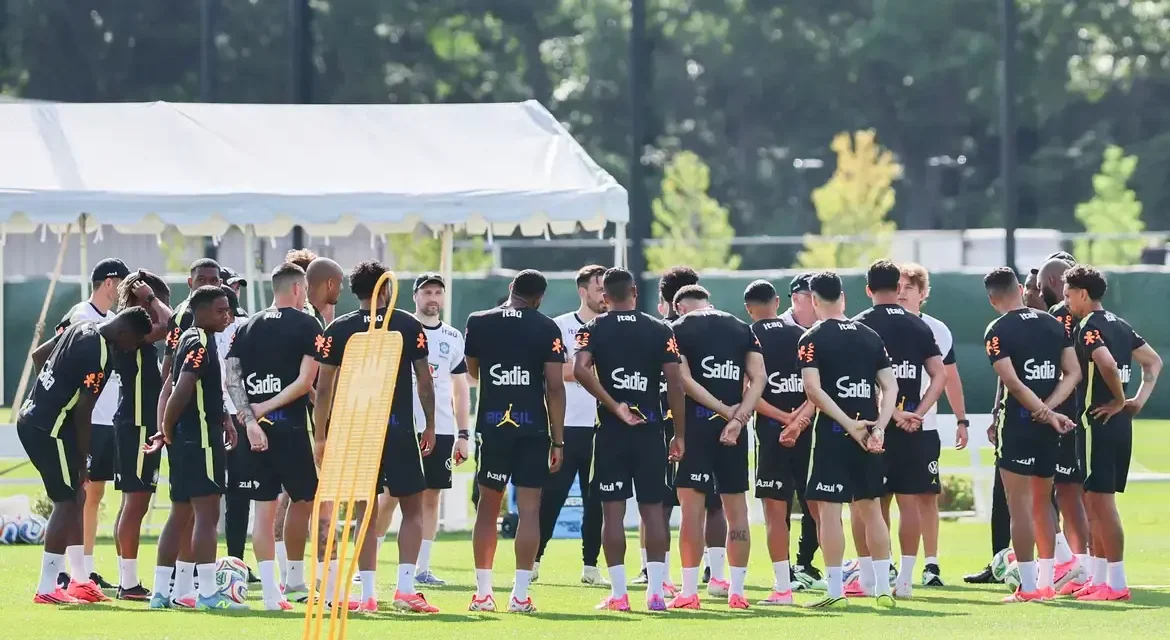 Brasil finaliza preparação para enfrentar Haiti na Copa do Mundo