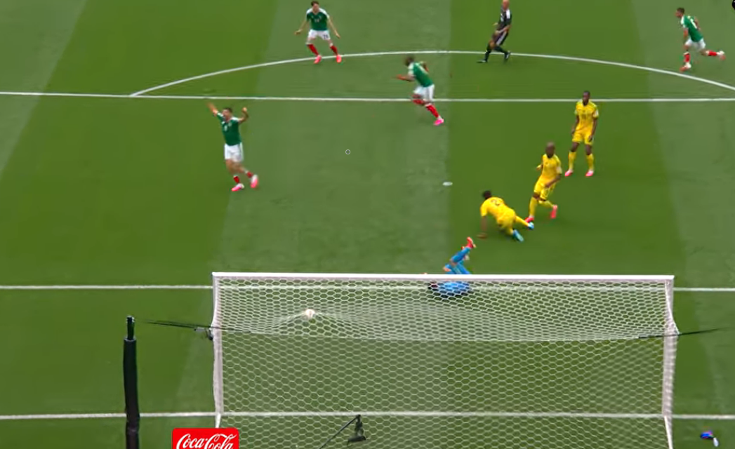 saiu o primeiro gol da copa