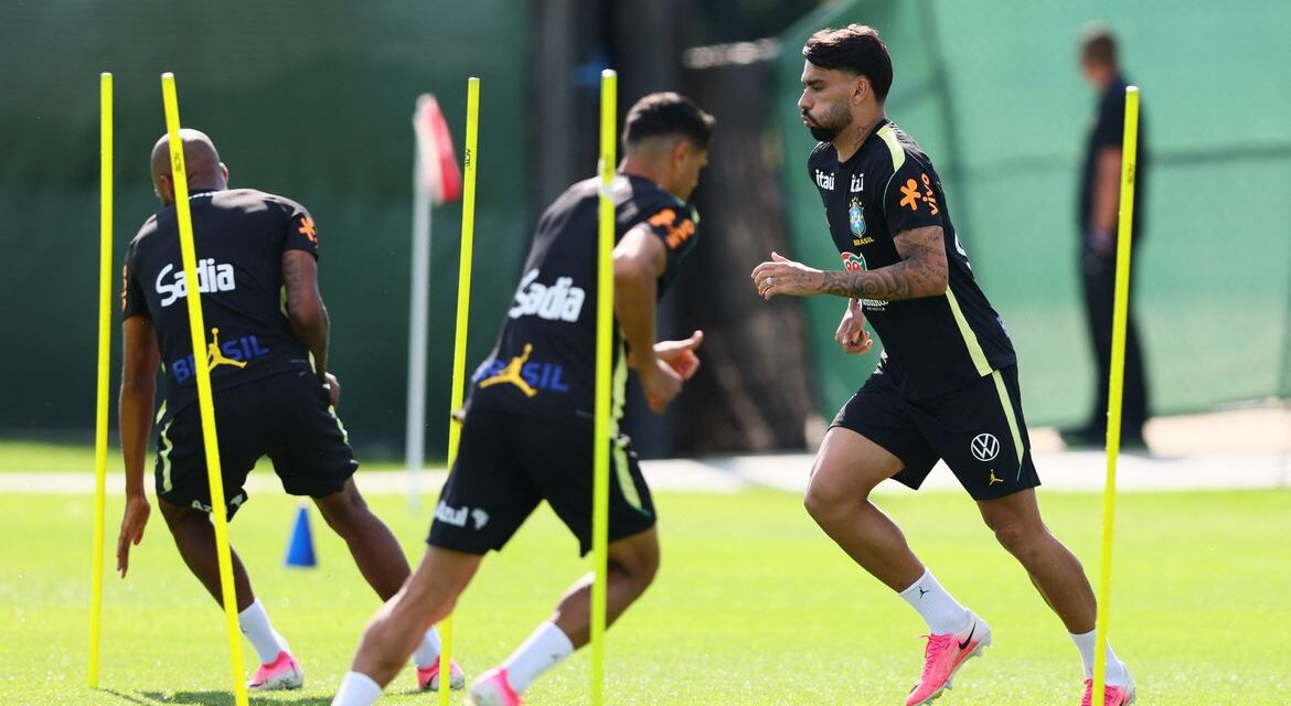 Seleção brasileira se reapresenta e faz 1º treino para encarar Haiti