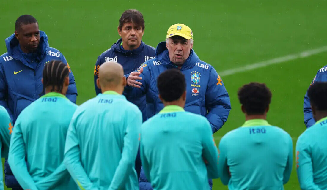 Prestes a estrear na Copa, Ancelotti não dá pistas sobre escalação