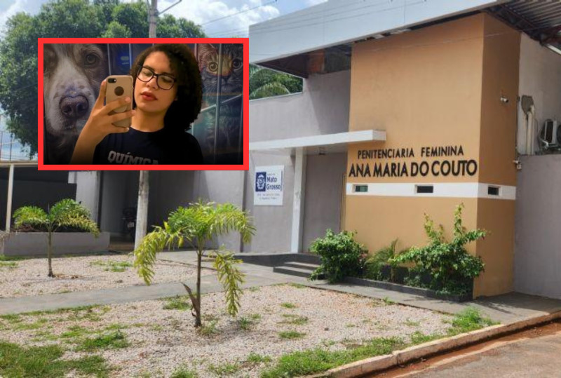 Assassina de gatos que praticava zoofilia quebra tornozeleira e volta para a cadeia em Cuiabá