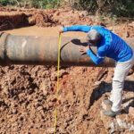 Rompimento de adutora deixa bairros sem água; DAE/VG prevê normalização à tarde