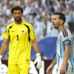 Quase a Argentina cai ! foi por pouco.