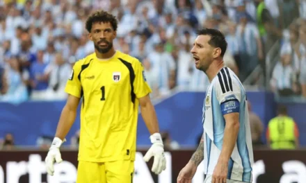 Quase a Argentina cai ! foi por pouco.
