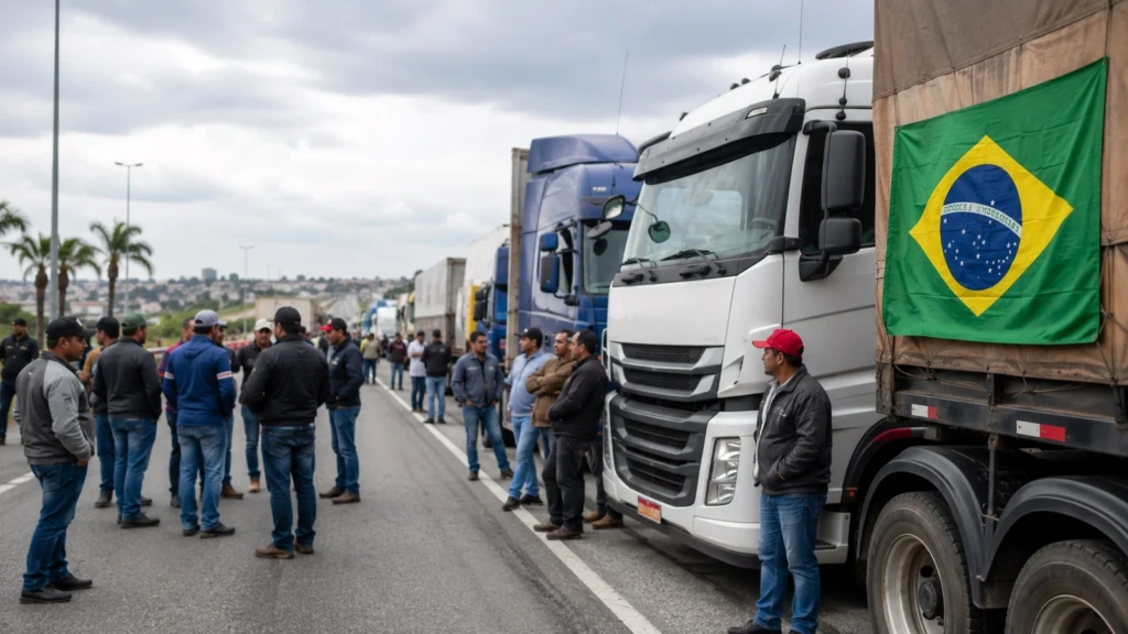 Caminhoneiros anunciam greve para esta segunda-feira (13)
